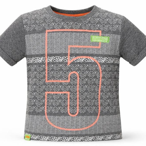 Preworn Boys Grey   Basic T-Shirt Size 3 Years