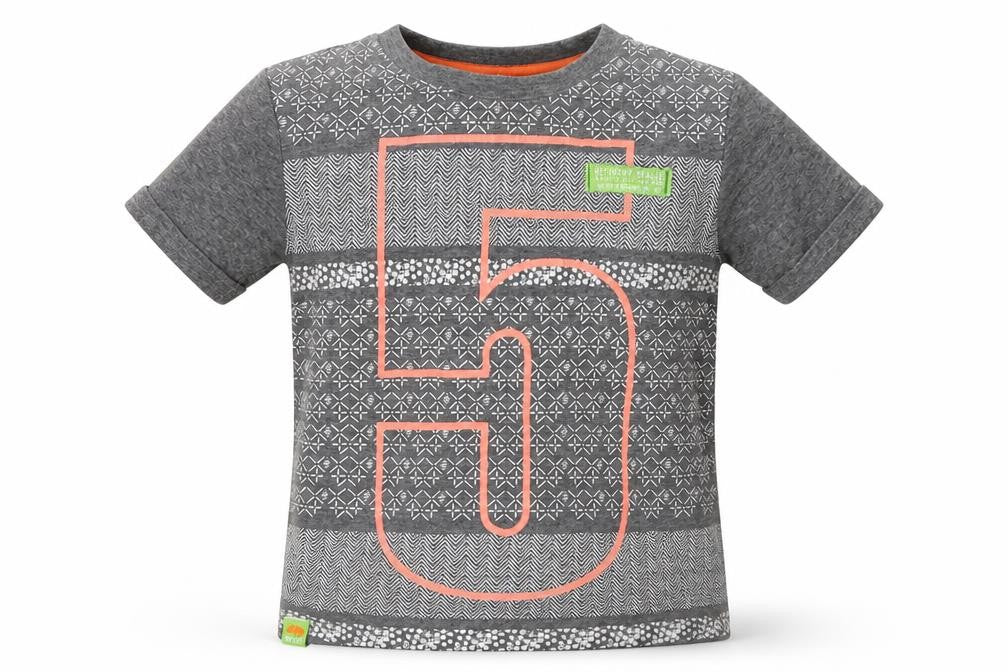 Preworn Boys Grey   Basic T-Shirt Size 3 Years