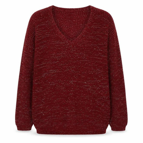 Misspap Womens Red   Pullover Jumper Size M