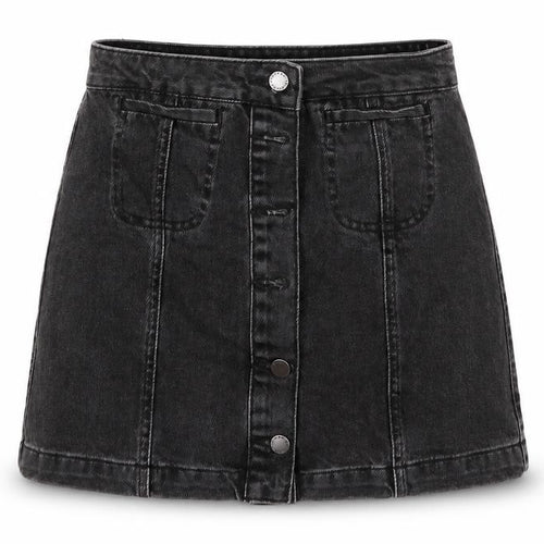 Topshop Womens Grey   A-Line Skirt Size 8