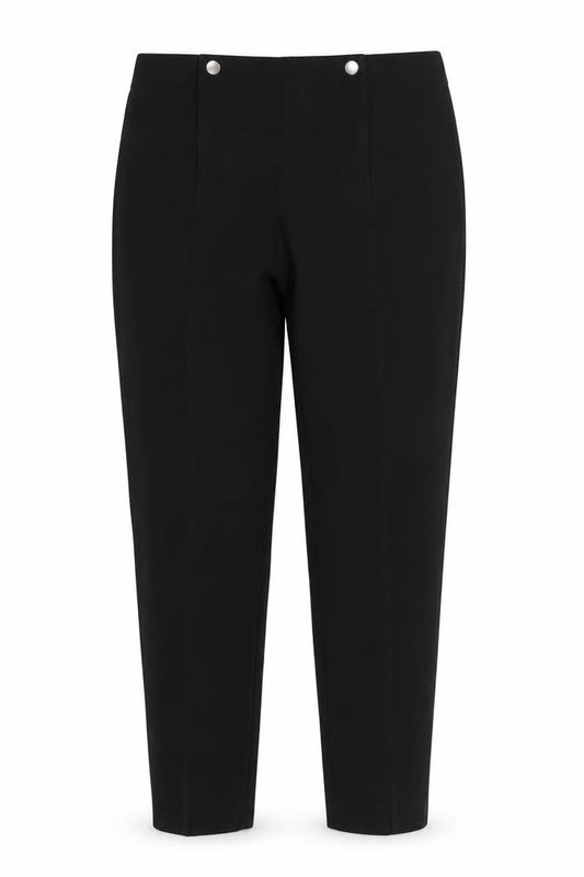 Front view of Next women’s blue trousers, size UK 8, 26-inch leg
