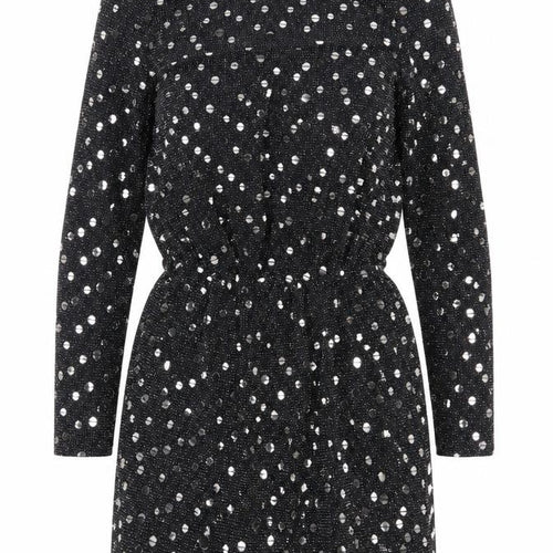 Flounce Womens Black   Mini  Size 8  - Shoulder Pads