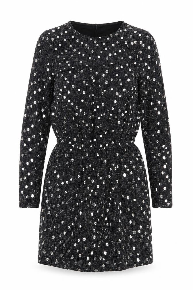 Flounce Womens Black   Mini  Size 8  - Shoulder Pads