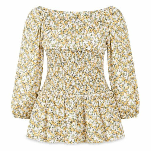 Outrageous Fortune Womens Orange Floral  Fit & Flare  Size 8