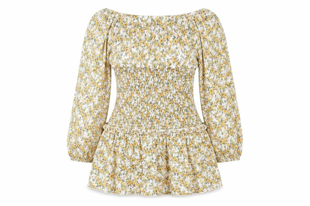 Outrageous Fortune Womens Orange Floral  Fit & Flare  Size 8