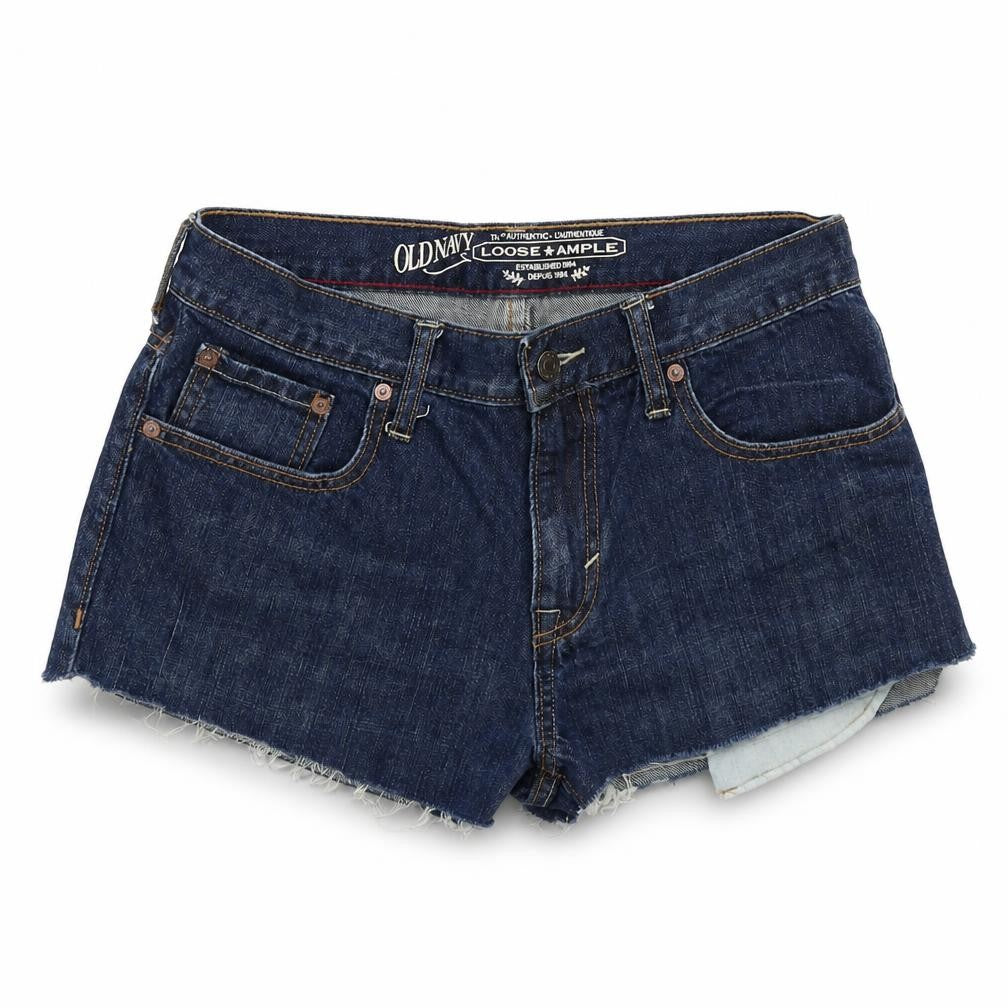 Old Navy Womens Blue  Denim Cut-Off Shorts Size 12