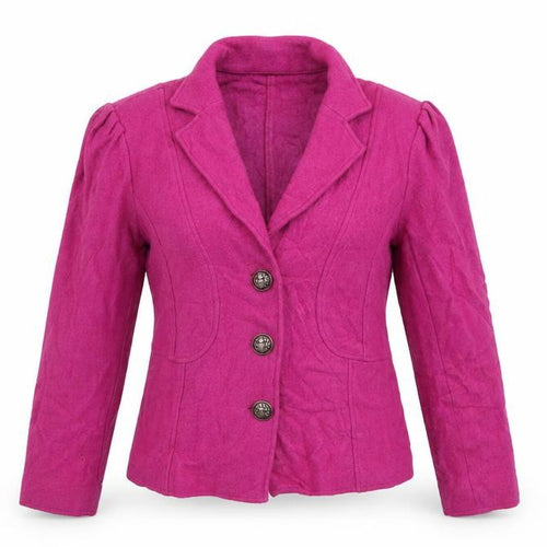 Fiorella Womens Purple   Jacket Blazer Size 10