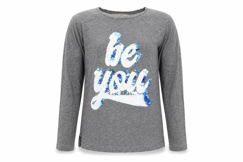Mango Girls Grey   Basic T-Shirt Size 7-8 Years