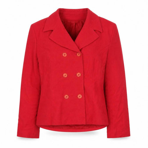 ECCO Womens Red   Jacket Suit Jacket Size 14