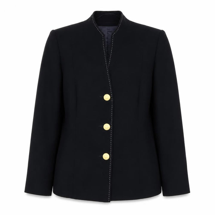 Roman Womens Blue Jacket Suit Jacket Size 16