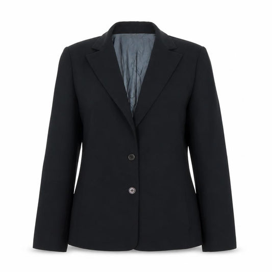 Front view of Libra women’s green jacket suit jacket, size UK 12