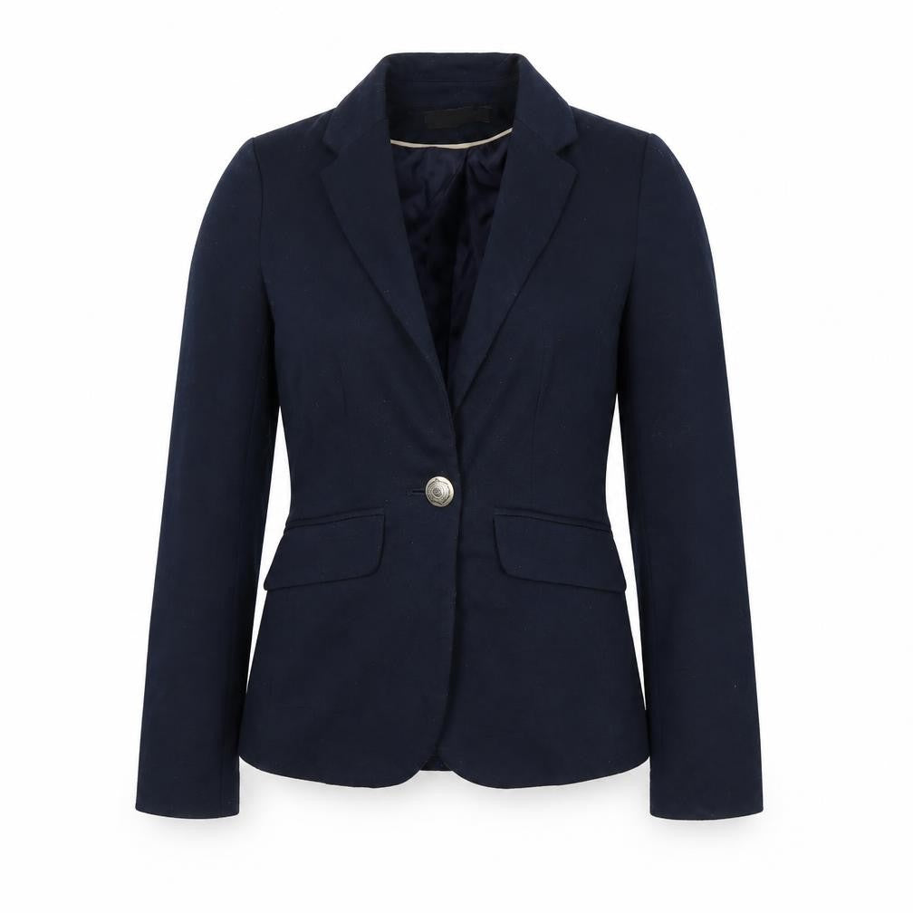 Pretty Girl Womens Blue   Jacket Suit Jacket Size XS