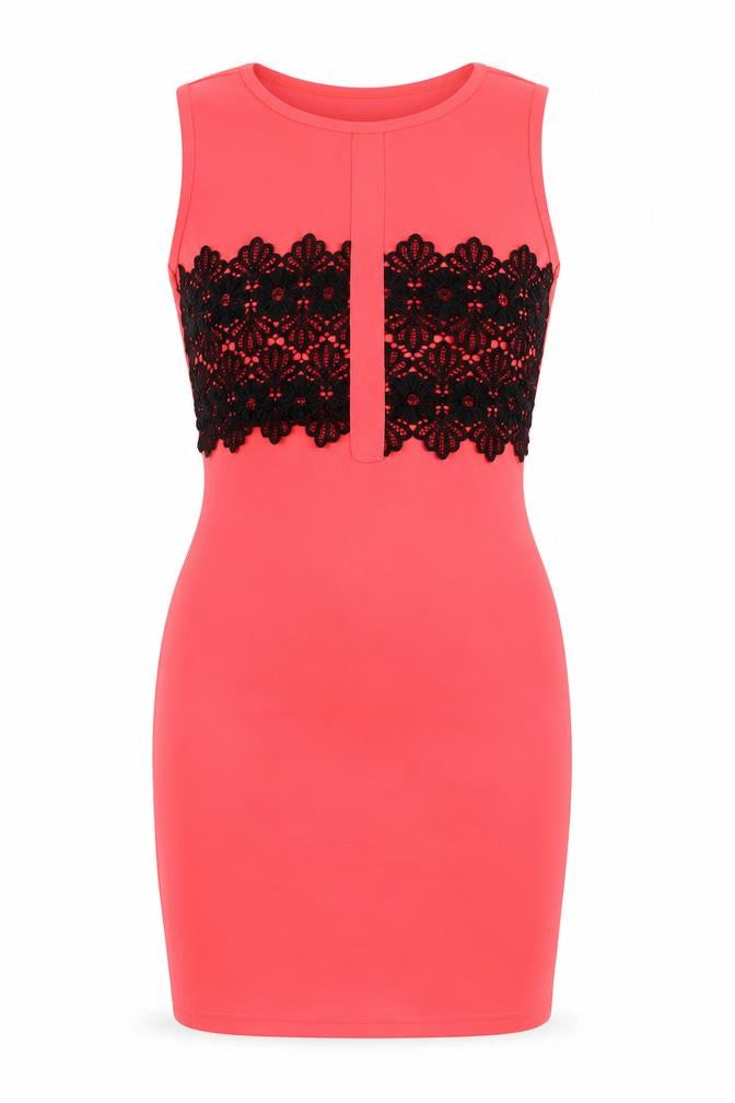 Indulgence London Womens Pink   Bodycon  Size S