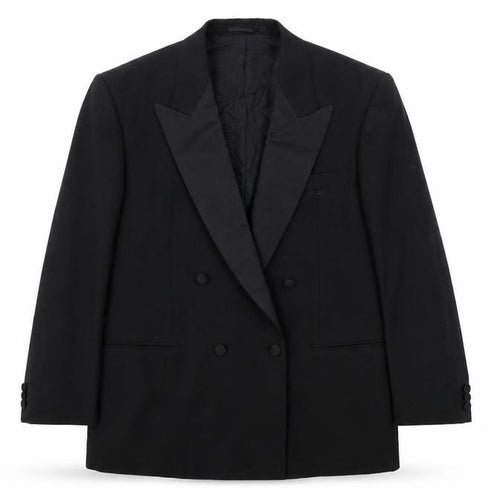 Preworn Mens Black   Jacket Suit Jacket Size 40