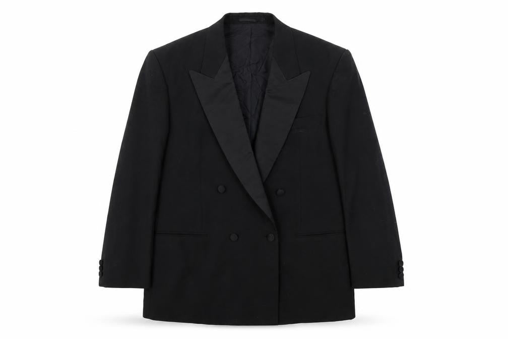 Preworn Mens Black   Jacket Suit Jacket Size 40