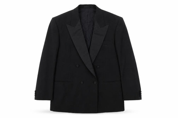 Preworn Mens Black   Jacket Suit Jacket Size 40