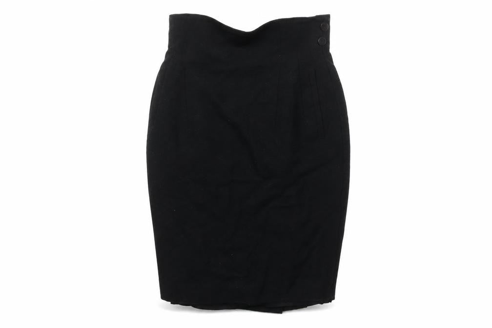 SENSE Womens Black   Straight & Pencil Skirt Size 26 in