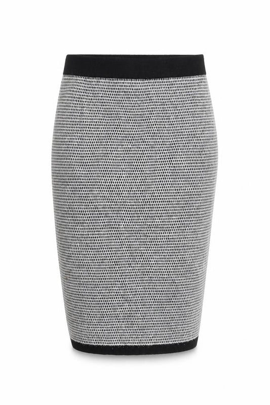Front view of Tu women’s green knit straight & pencil skirt, size UK 12