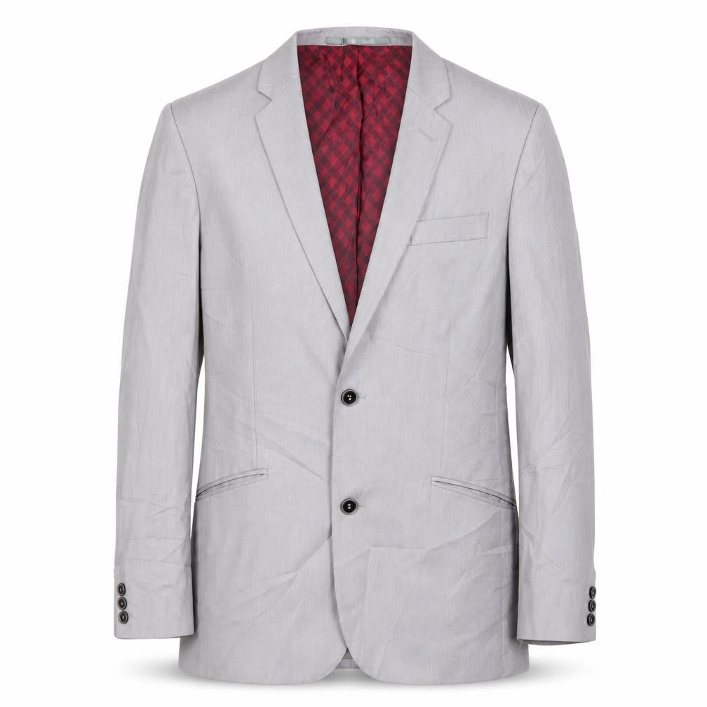 Preworn Mens Grey   Jacket Suit Jacket Size 38