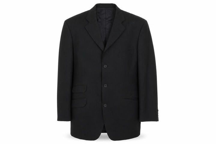 Marks & Spencer Mens Black Striped Jacket Suit Jacket Size 40