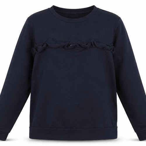 Dorothy Perkins Womens Blue  Jersey Pullover Sweatshirt Size 12