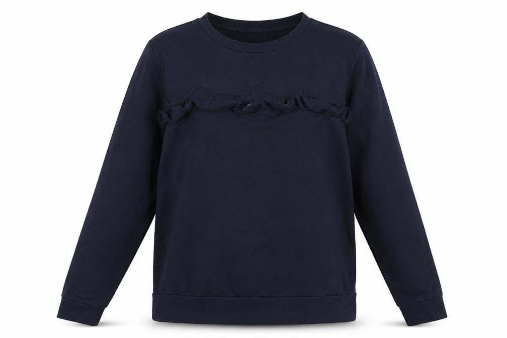 Dorothy Perkins Womens Blue  Jersey Pullover Sweatshirt Size 12