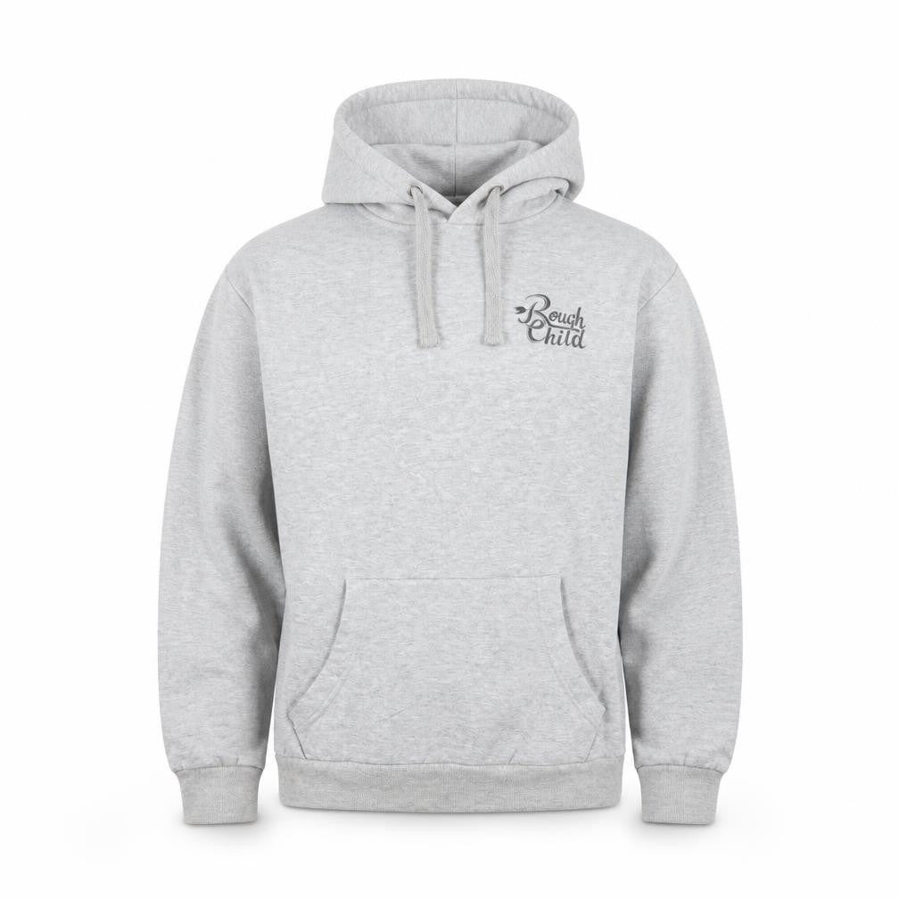 Rough Child Mens Grey  Jersey Pullover Hoodie Size M