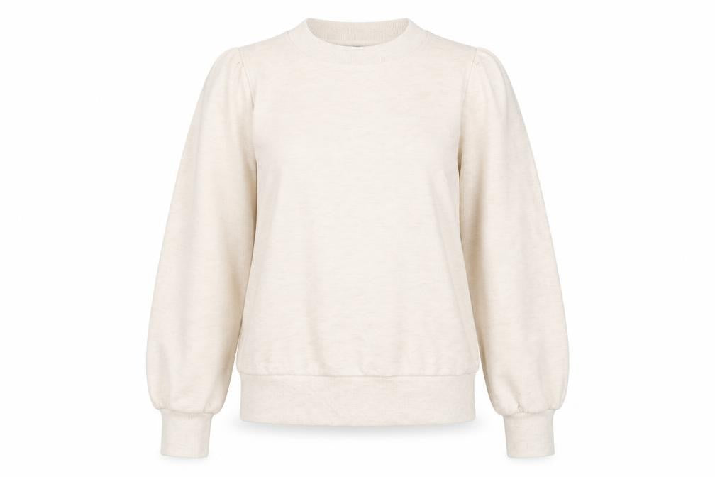 Dorothy Perkins Womens Beige  Jersey Pullover Sweatshirt Size 8