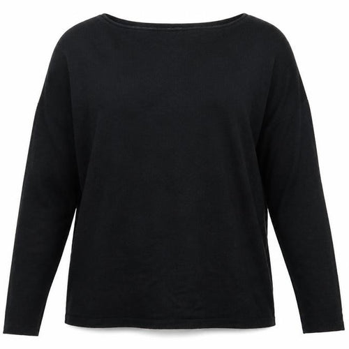 Finery Womens Black  Knit Pullover Jumper Size L