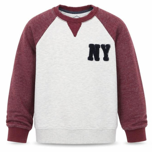 Matalan Boys Grey Colourblock Jersey Pullover Sweatshirt Size 9 Years  - NY