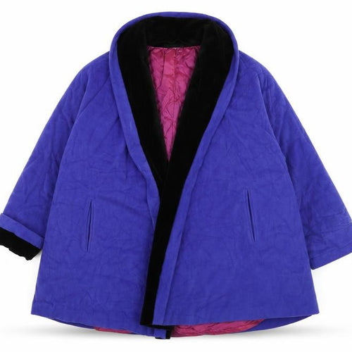 Private Line Womens Blue   Overcoat Coat Size 12