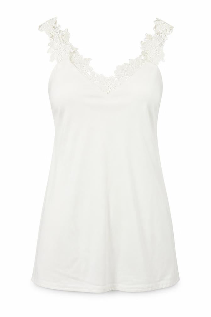 Roiii Womens White   Slip Dress  Size L  - Floral Straps