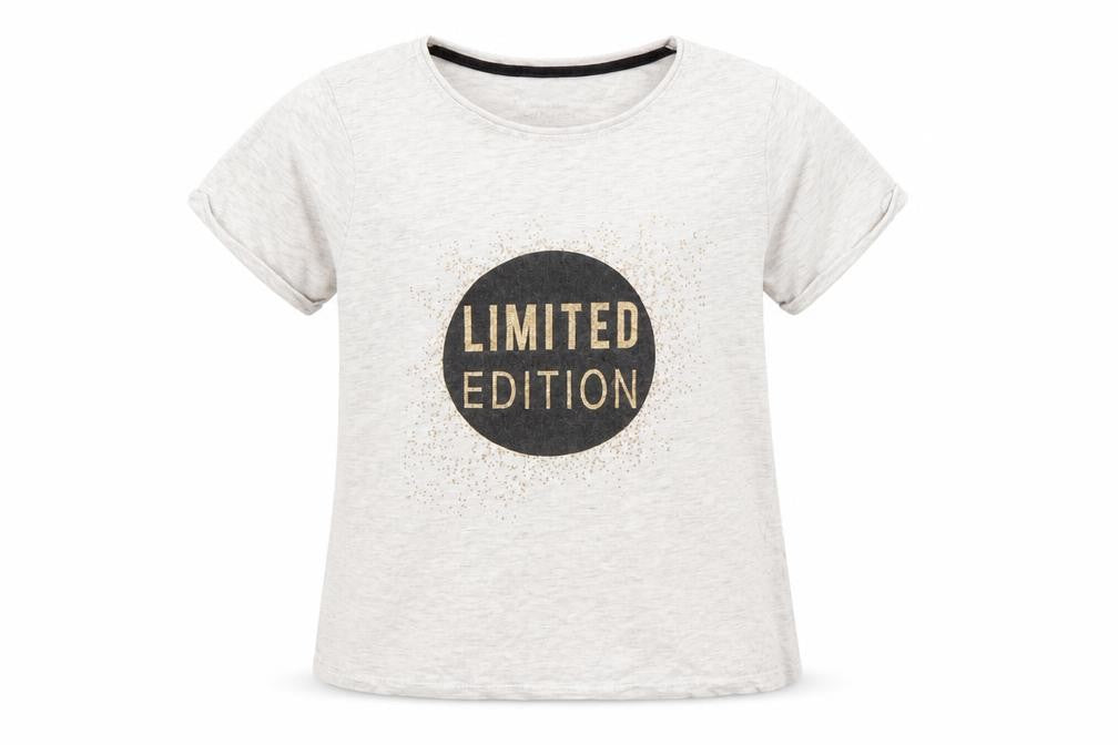 prim Girls Grey   Basic T-Shirt Size 10 Years