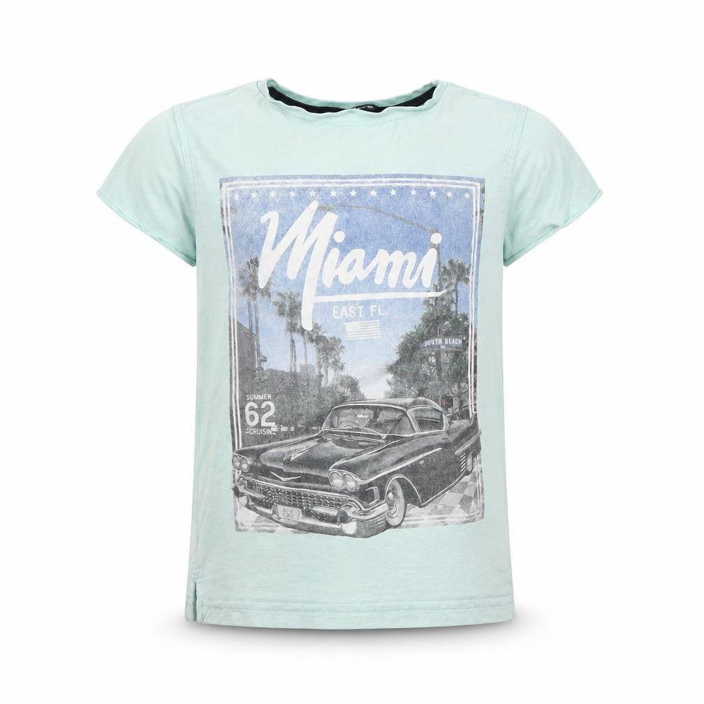 George Boys Green   Basic T-Shirt Size 7-8 Years  - miami