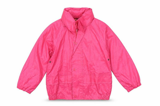 Front view of wetplay girls’ red basic coat coat, size 3-4, years