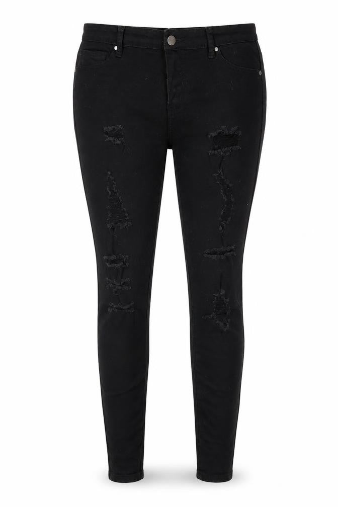 The Rockin Rev Womens Black   Skinny Jeans Size 14 L27 in