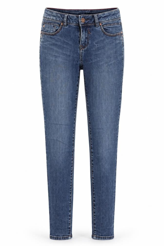 Preworn Womens Blue  Denim Skinny Jeans Size 8 L27 in