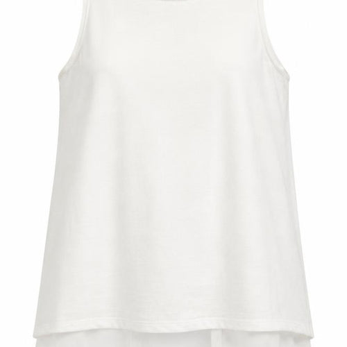 Peacokcs Womens White   Basic Tank Size 8