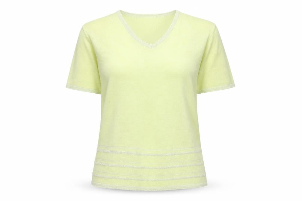 Xasamia Womens Green   Basic T-Shirt Size S
