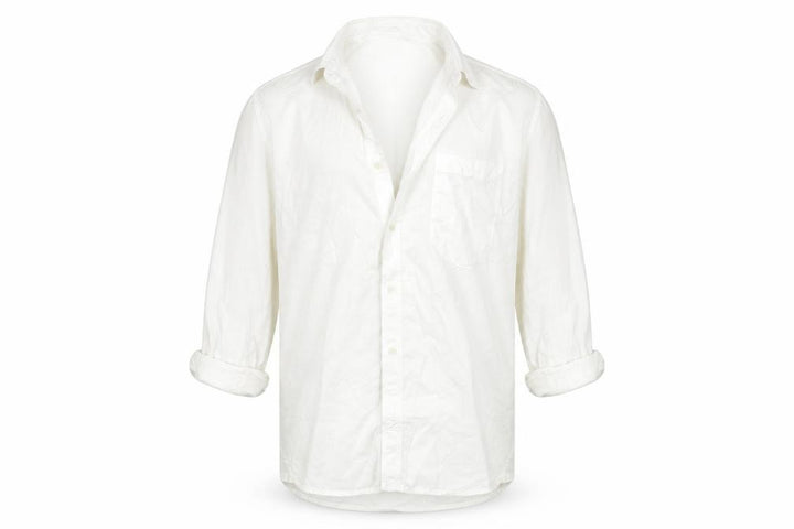 French Connection Mens White Button-Up Size M