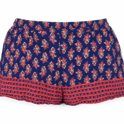 Boohoo Womens Blue Floral   Shorts Size 8