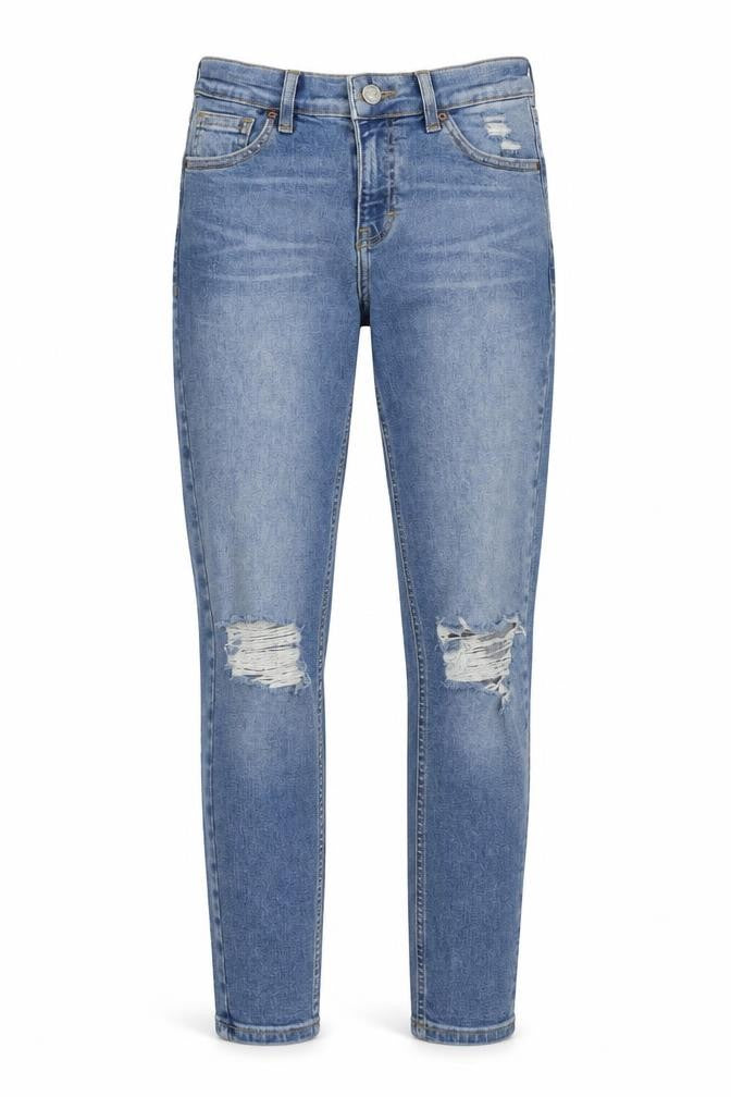 Topshop Womens Blue  Denim Skinny Jeans Size 26 in L28 in