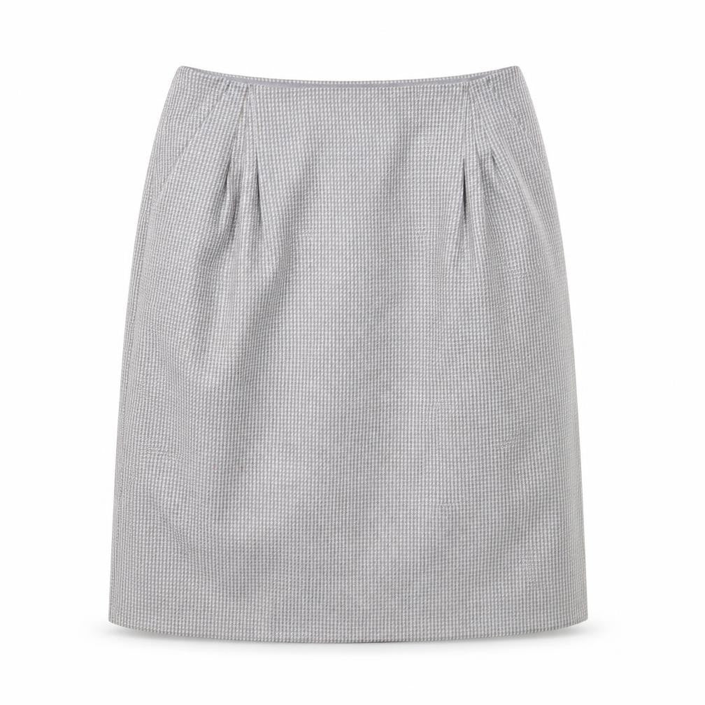 Preworn Womens Grey Camouflage  A-Line Skirt Size 30 in