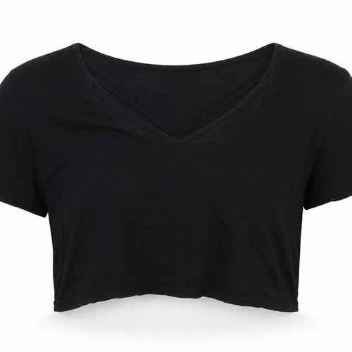 Boohoo Womens Black   Basic T-Shirt Size 8
