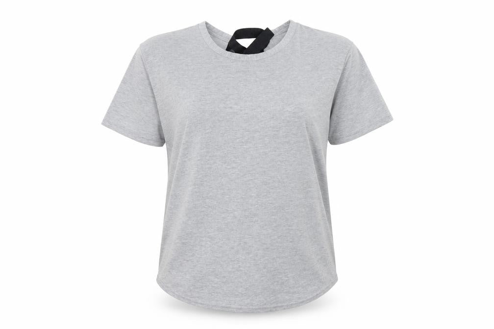 Boohoo Womens Grey   Basic T-Shirt Size 12