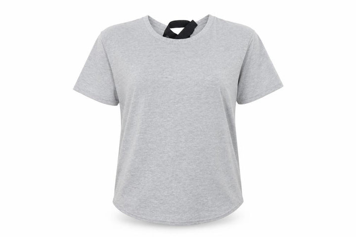 Boohoo Womens Grey Basic T-Shirt Size 12