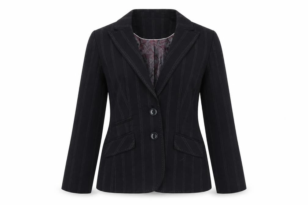 Oscar B Womens Black   Jacket Coat Size 10