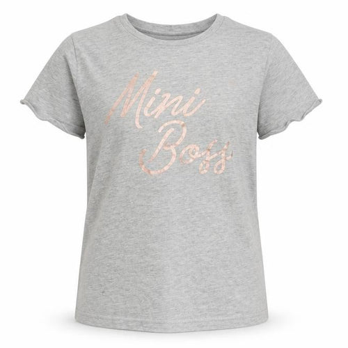 mini boss Girls Grey   Basic Polo Size 10 Years