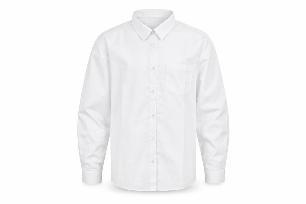 George Girls White   Basic Button-Up Size 15-16 Years