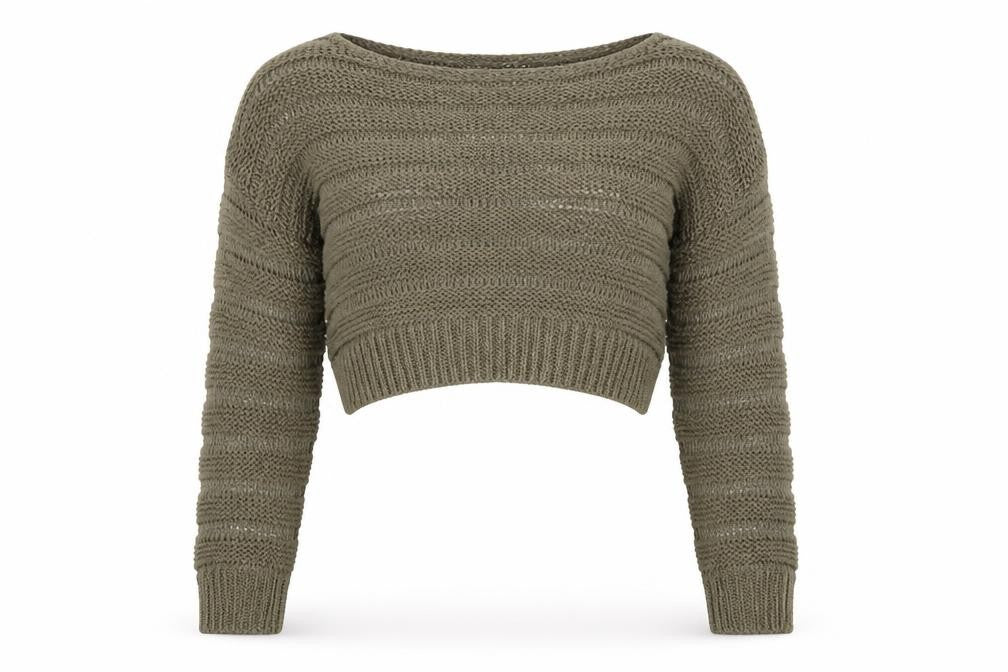Crafted Womens Green   Pullover Jumper Size 8